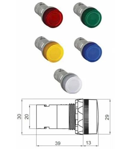 Abb COS Лампа CL2-501C белая со встроенным светодиодом 12В DC в Москве