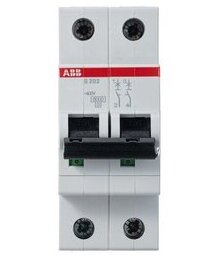 ABB S203 C80 Автоматический выключатель 3-х полюсный 80А с хар.С 6kA 2CDS253001R0804 Авт выкл пол C100 2CDS253001R0824 в Москве