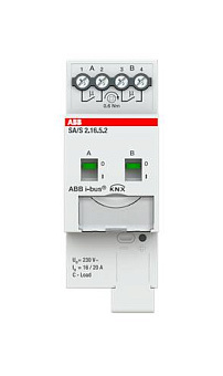 ABB KNX SA/S 4.16.6.1 Выход бинарный 4-х к., 16/20А, изм. тока в Москве