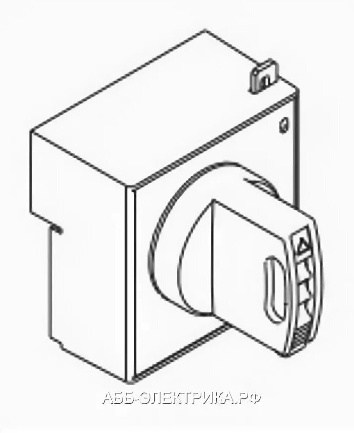 ABB Formula Рукоятка поворотная на дверцу RHE_H A3 (только рукоятка) арт. 1SDA066167R1 в Москве