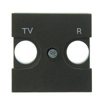 Розетка TV-R без фильтра Zenit (антрацит) 2CLA225080N1801 + 2CLA815000A1001