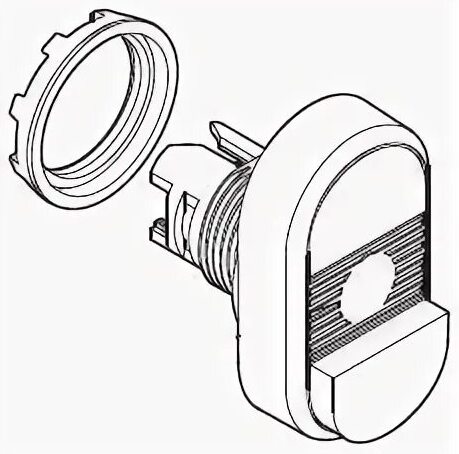 Abb COS Кнопка двойная MPD1-11Y (зеленая/красная) желтая линза без текст а в Москве