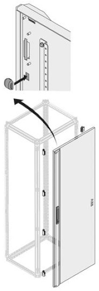 Дверь глухая IP40 H=2000мм W=800мм ABB 1STQ007371A0000 в Москве