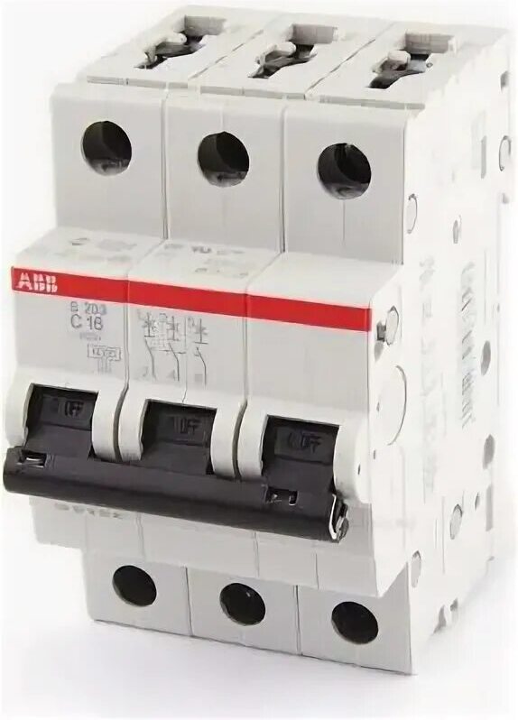 ABB S203 Автоматический выключатель 3P 40А (С) 6kA 2CDS253001R0404 в Москве