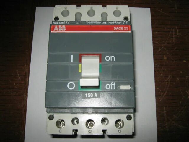ABB SACE S3 S3N 150A 4 Pole 600V Circuit Breaker Auxiliary Switch OM2503 в Москве