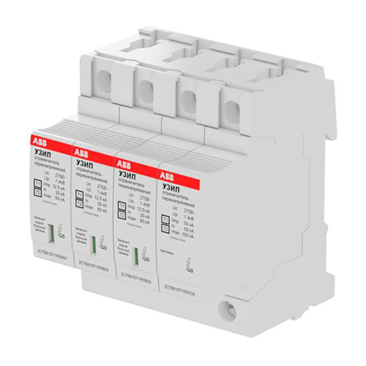 Устройство защиты от перенапряжения для систем энергоснабжения ABB 2CTB803972R0500 в Городище в Москве