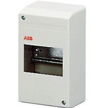 ABB LUC Бокс для настенного монтажа белый 4 модуля без дверцы IP40 1SL2404A00