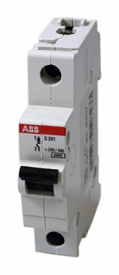 ABB S201 2CDS251001R0061 Автоматический выключатель однополюсный 6А (6 кА, D) в Москве