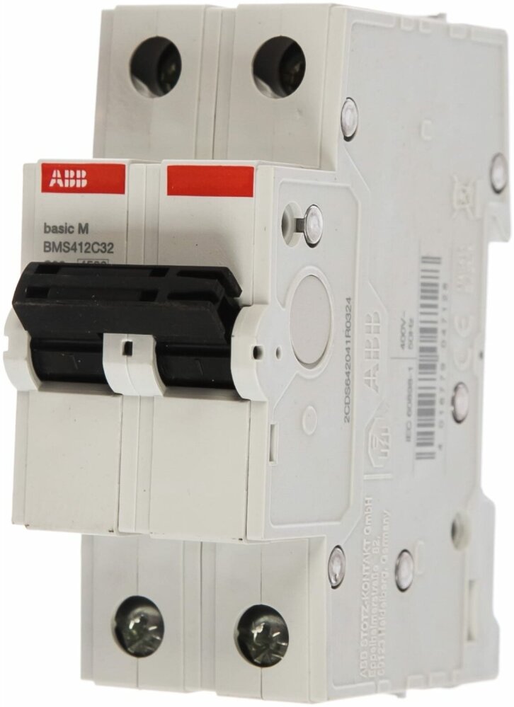 ABB Basic M Автоматический выключатель 2P, 10A,C, 4,5кА, BMS412C10 в Москве