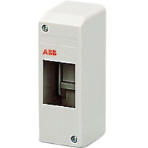 ABB LUC Бокс для настенного монтажа белый 2 модуля без дверцы IP40 1SL2402A00