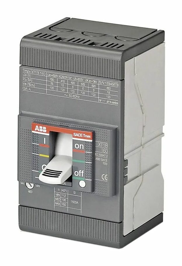 ABB Tmax XT Автоматический выключатель XT1C 160 TMD 100-1000 4p F F в Москве