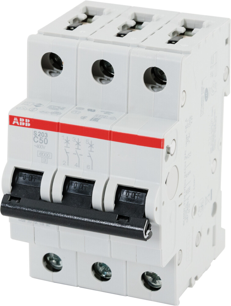 ABB 2CDS253001R0504 S203 3Р 50А (C) 6кА автомат в Москве