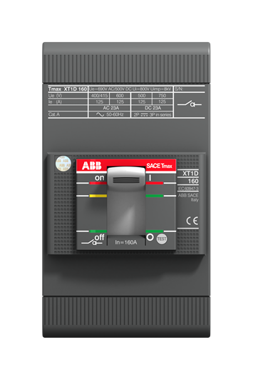 ABB Tmax XT Автоматический выключатель XT1D 160 4P F F в Москве