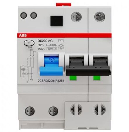 ABB DS202 Дифференциальный автомат 4мод. 20А 30mA 6kA(АС) 2CSR252001R1204 в Москве