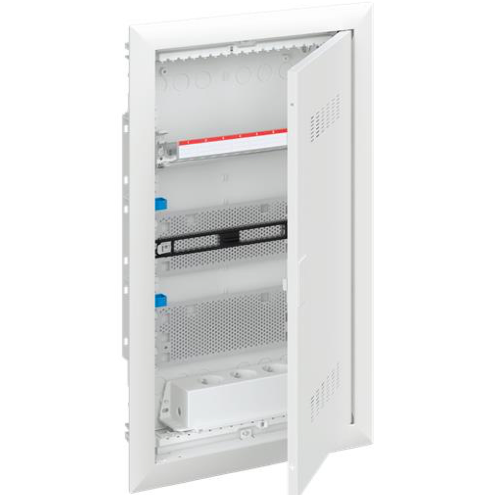 АВВ Шкаф мультимедийный с дверью с вентиляционными отверстиями UK636MV (3 ряда)