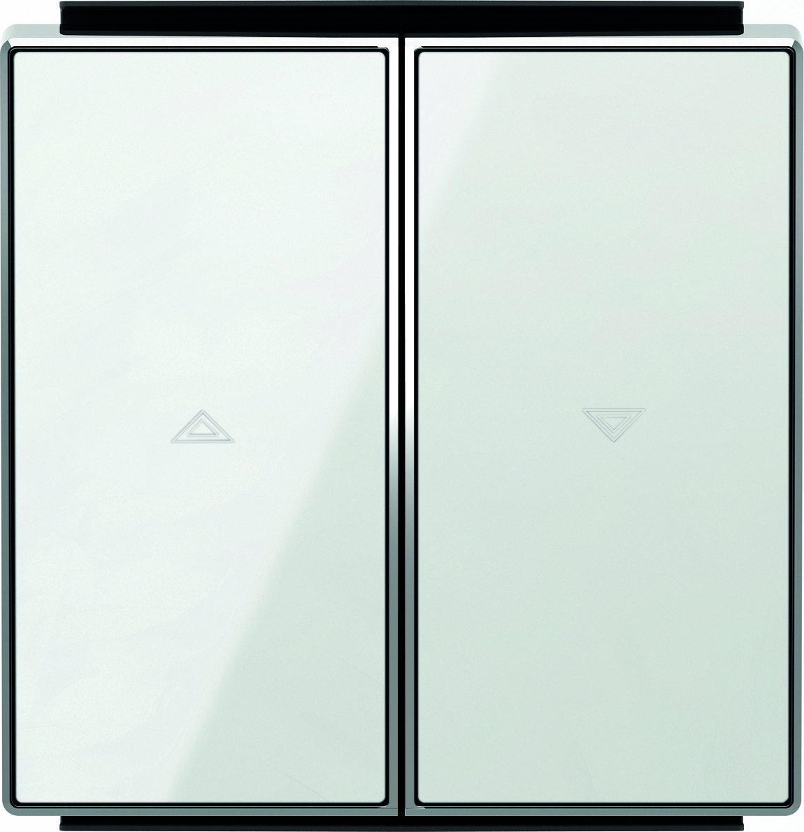 ABB SKY Стекло белое Клавиша для мех выключателя жалюзи 2CLA854400A2101