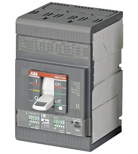 ABB Tmax XT Автоматический выключатель XT2N 160 Ekip LS/I In=100A 4p F F арт. 1SDA067093R1 в Москве