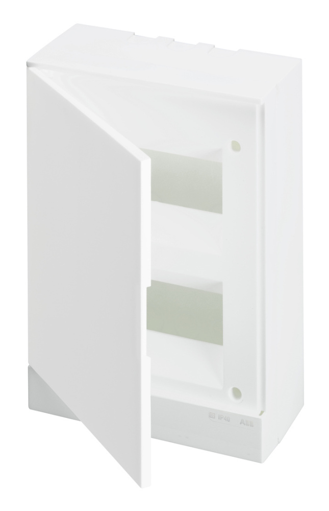 ABB Basic E Шкаф настенный 16М (2x8) белая непрозрачная дверь (с клеммами) BEW401216 в Москве