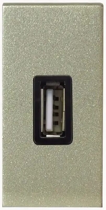 ABB Zenit Механизм USB зарядного устройства 1М 750 мА шампань (N2185 CV) (2CLA218500N1901) в Москве