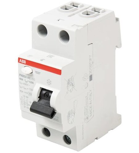 ABB F202 УЗО 2P 40A тип AC 300mA 2CSF202001R3400 в Москве