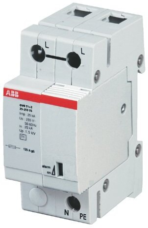 ABB OVR Ограничитель перенапряжения T1+2 1P 15 255 7 в Москве