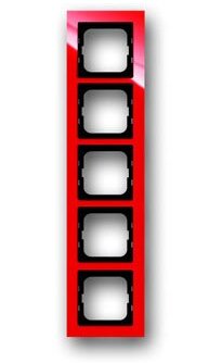 ABB BJE Axcent Красный Рамка 5-ая в Москве