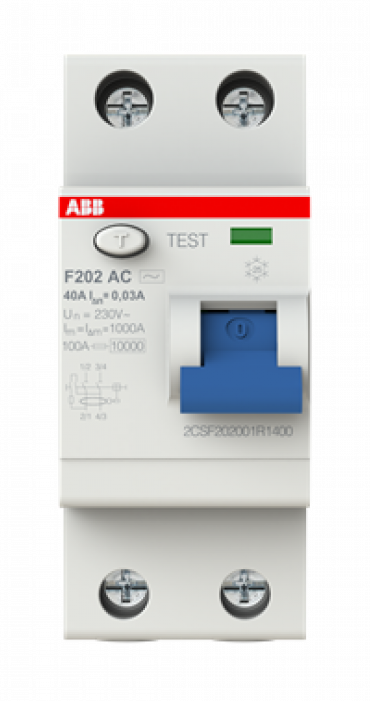 ABB F202 УЗО 2P 25A тип AC 300mA 2CSF202001R3250 в Москве