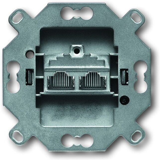 Abb BJE Механизм 1-постовой компьютерной/телефонной розетки, 8 полюсов, RJ45, категория 6е, неэкрани в Москве