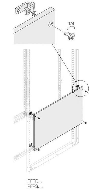 Панель глухая H=200мм W=400мм ABB 1STQ007468A0000 в Москве