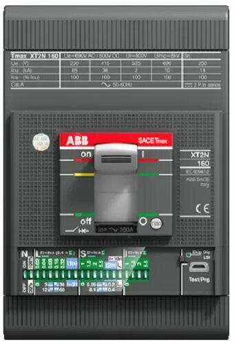 ABB Tmax XT Выключатель автоматический XT2H 160 TMA 80-800 3p F F в Москве