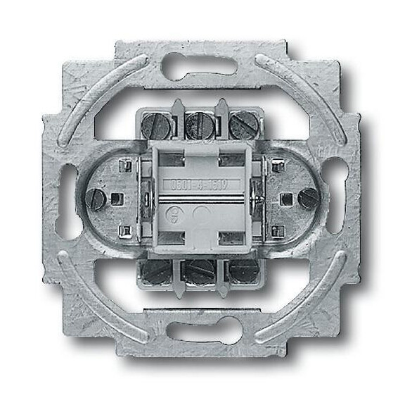 Abb BJE Механизм 1-клавишного, 2-полюсного переключателя, 10А 250В в Москве