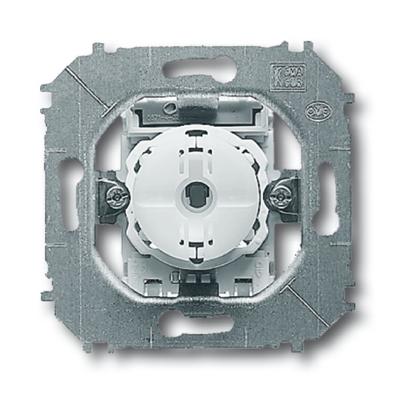 Abb BJE Механизм 2-клавишной, 1-полюсной кнопки (НО контакт/НЗ контакт), 10А 250В, серия impuls, цве в Москве