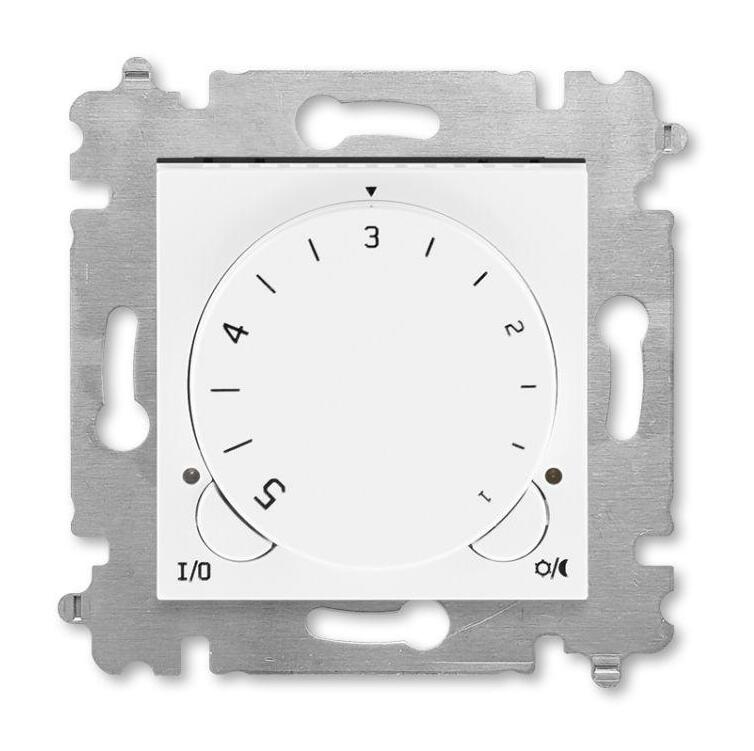 ABB EPJ Levit белый / белый Терморегулятор универсальный, с поворотной ручкой, , 16A, белый/белый 2CHH920003A6003 в Москве