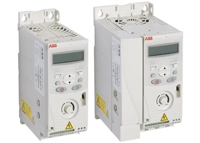 ABB ACS150-01E-09A8-2 2.2 кВт, 220В, 1 фаза, IP20 Преобразователь частоты (с панелью управления) в Москве